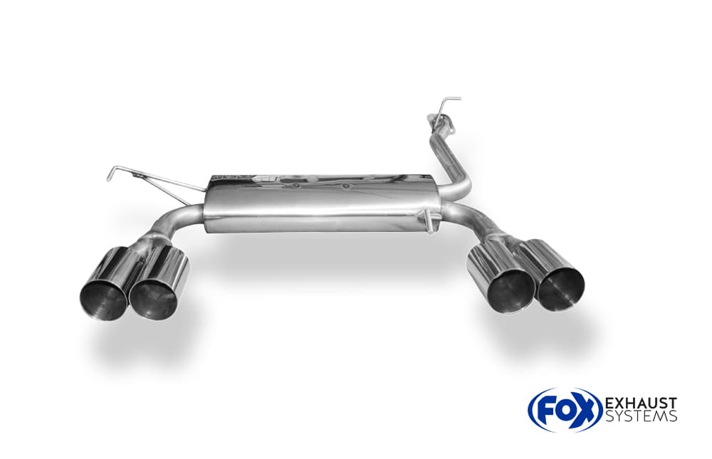 HONDA PRELUDE - FOX DUPLEX SPORTAUSPUFF QUER – Bild 2