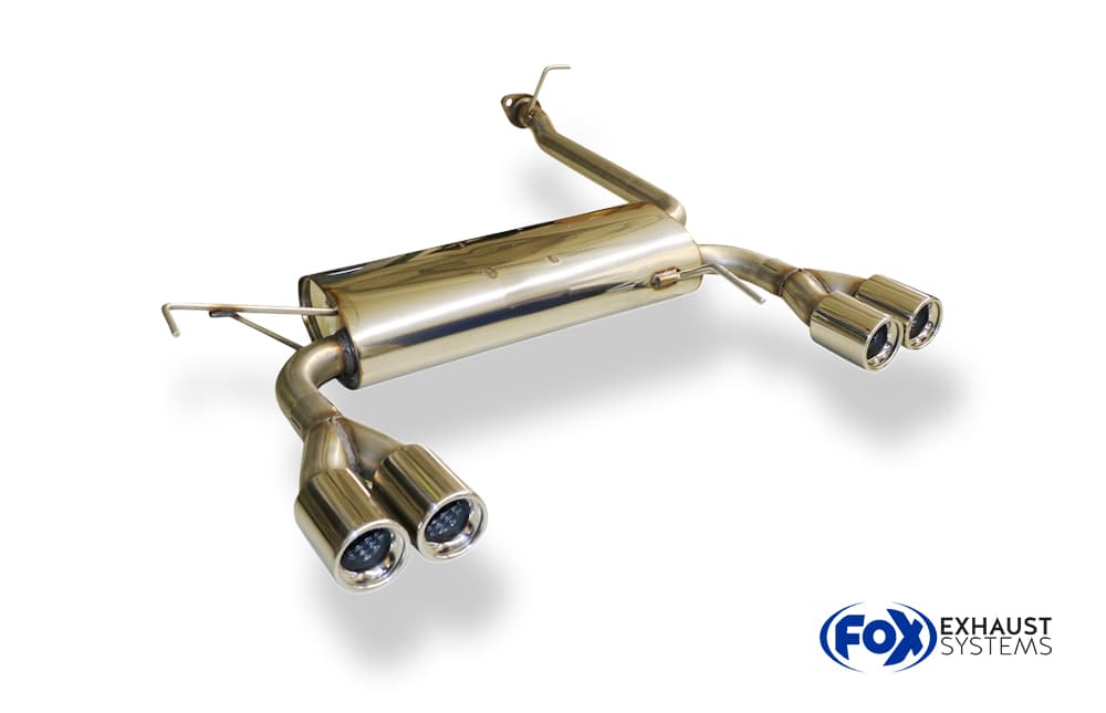 HONDA PRELUDE - FOX DUPLEX SPORTAUSPUFF QUER – Bild 2