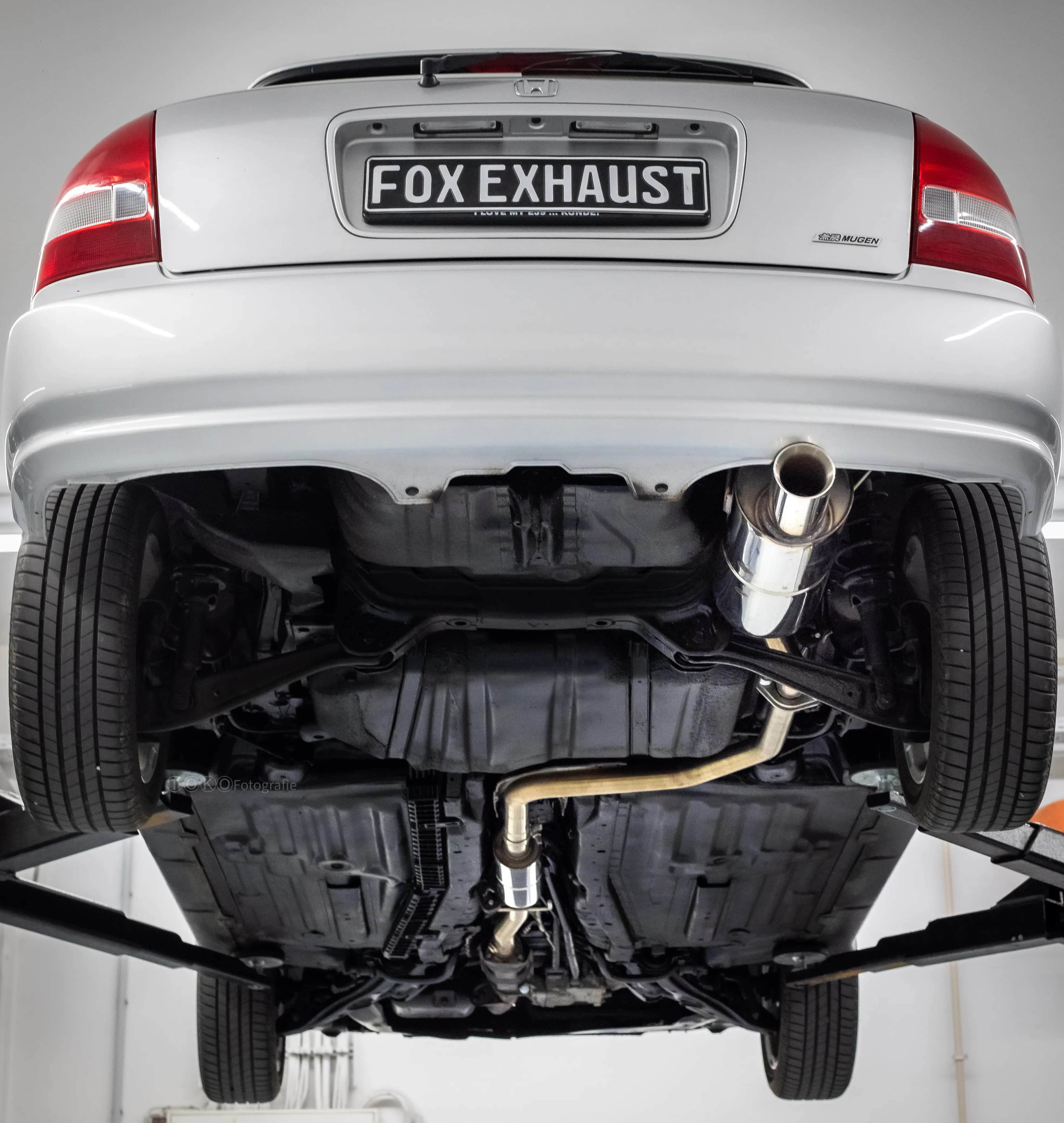 HONDA CIVIC - FOX SPORT AUSPUFF ANLAGE AB KAT