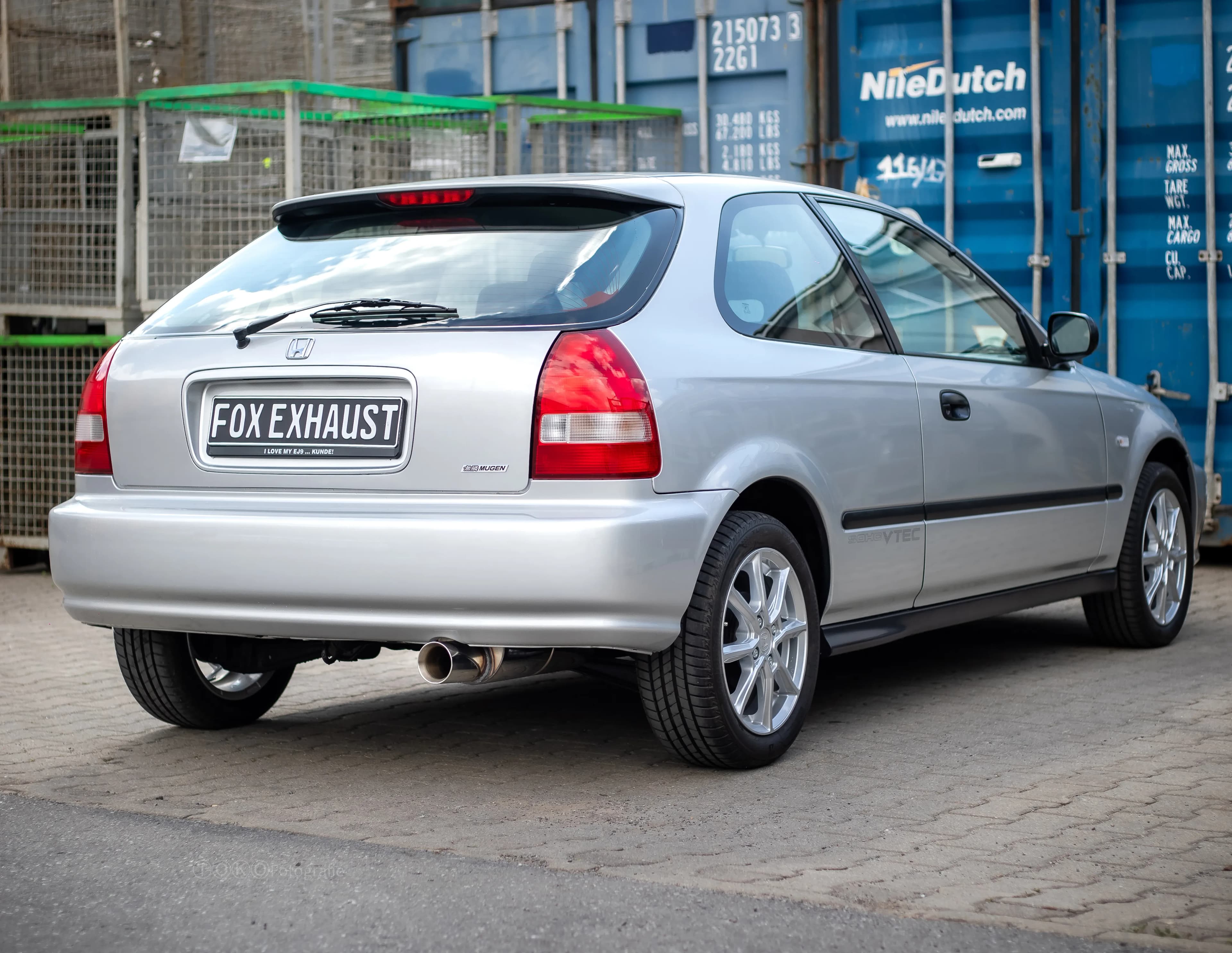 HONDA CIVIC - FOX SPORT AUSPUFF ANLAGE AB KAT – Bild 2
