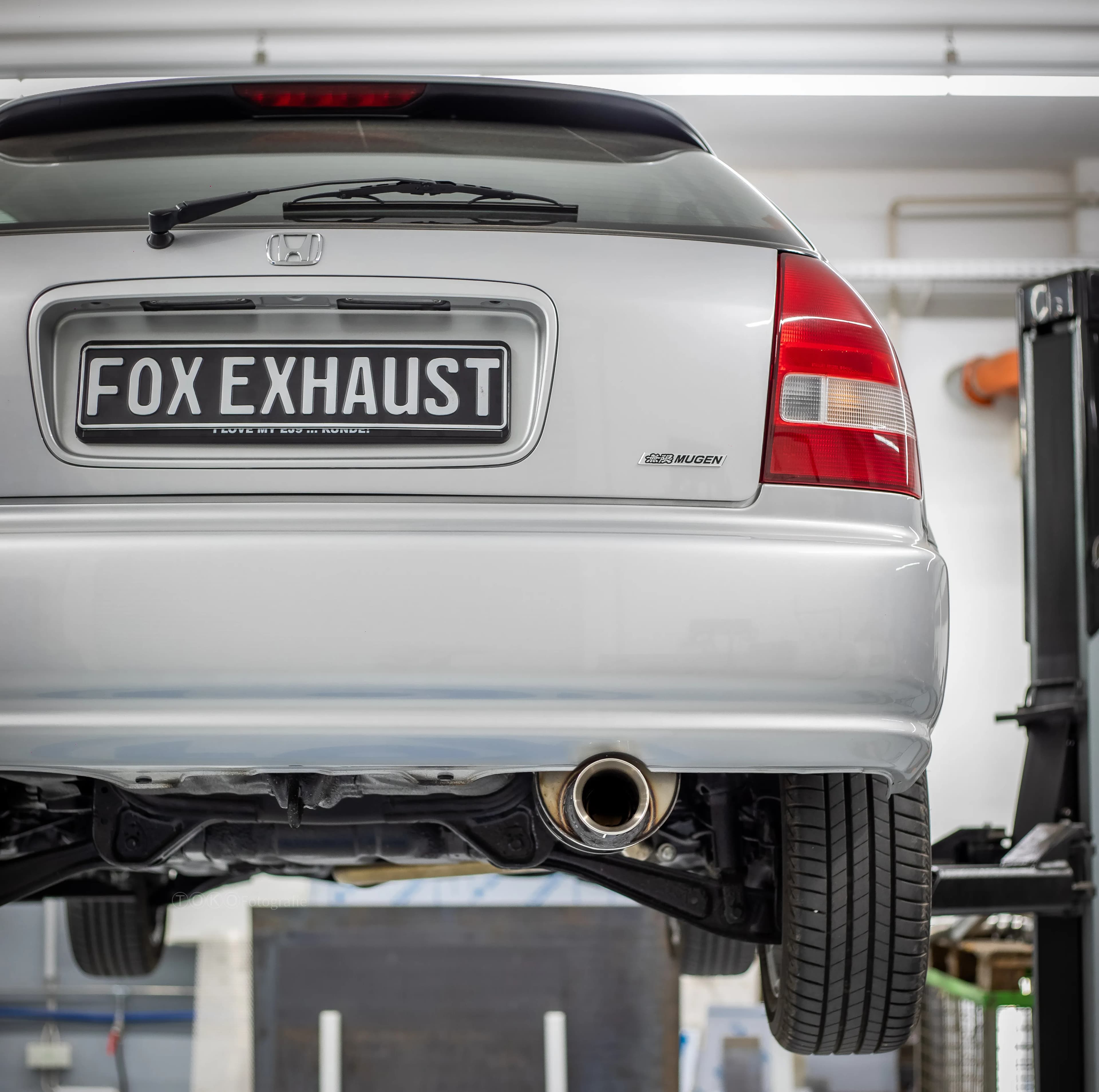 HONDA CIVIC - FOX SPORT AUSPUFF ANLAGE AB KAT – Bild 3