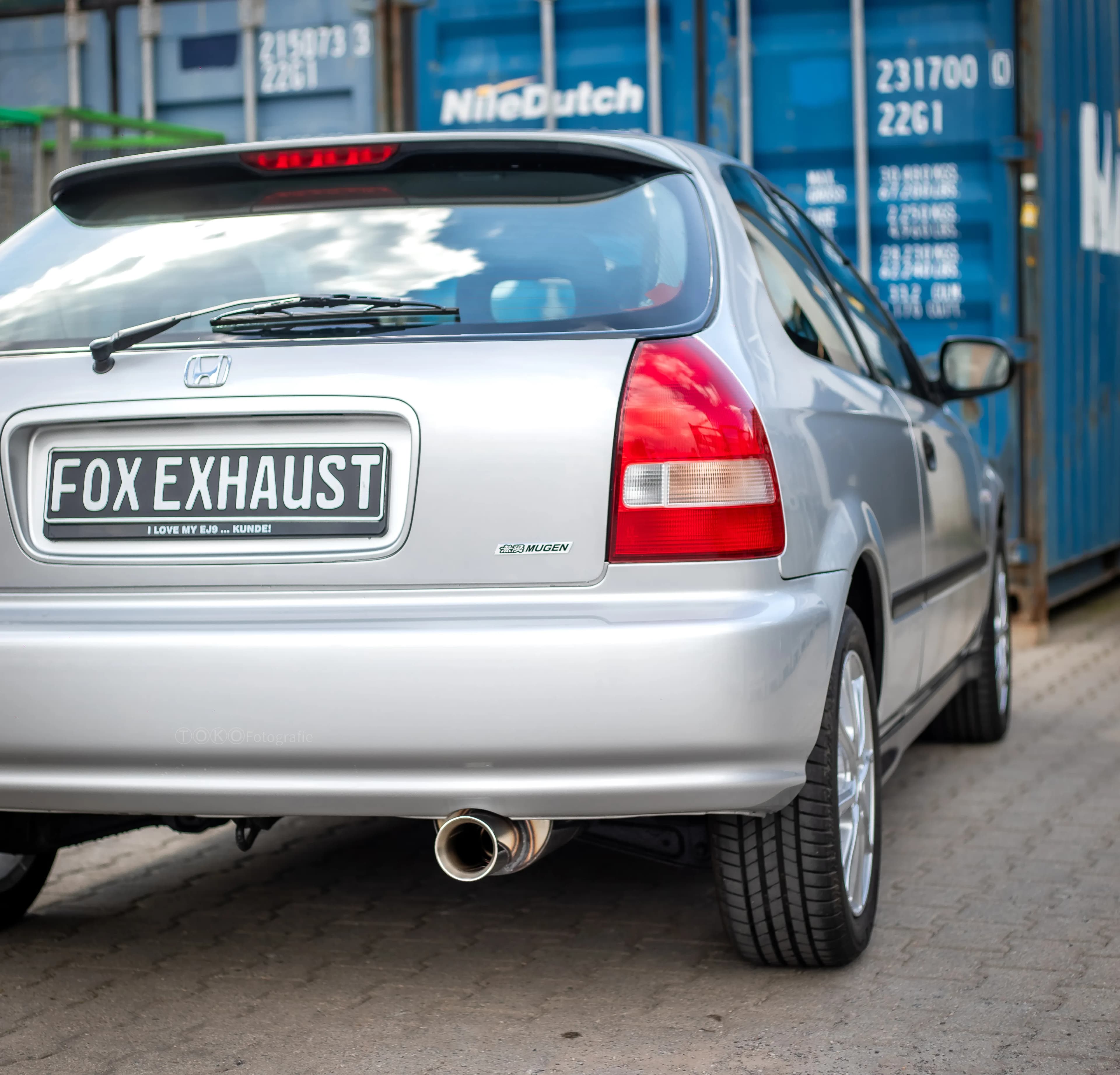 HONDA CIVIC - FOX SPORT AUSPUFF ANLAGE AB KAT – Bild 4