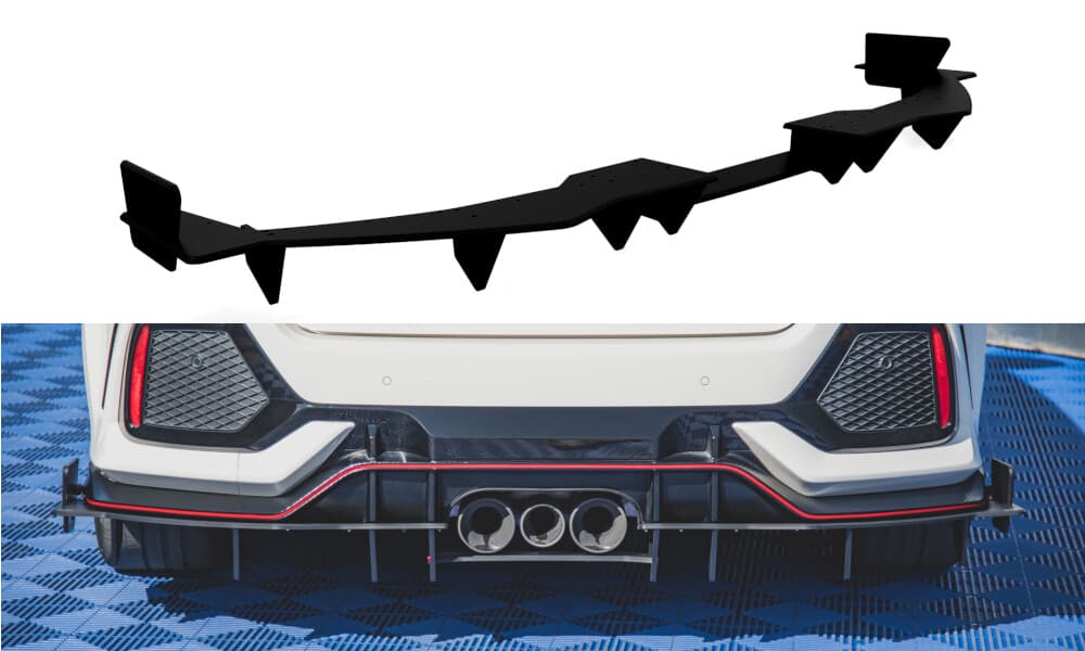 HONDA CIVIC TYPE R - MAXTON DESIGN STREET PRO HECK DIFFUSOR ANSATZ – Maxton Design