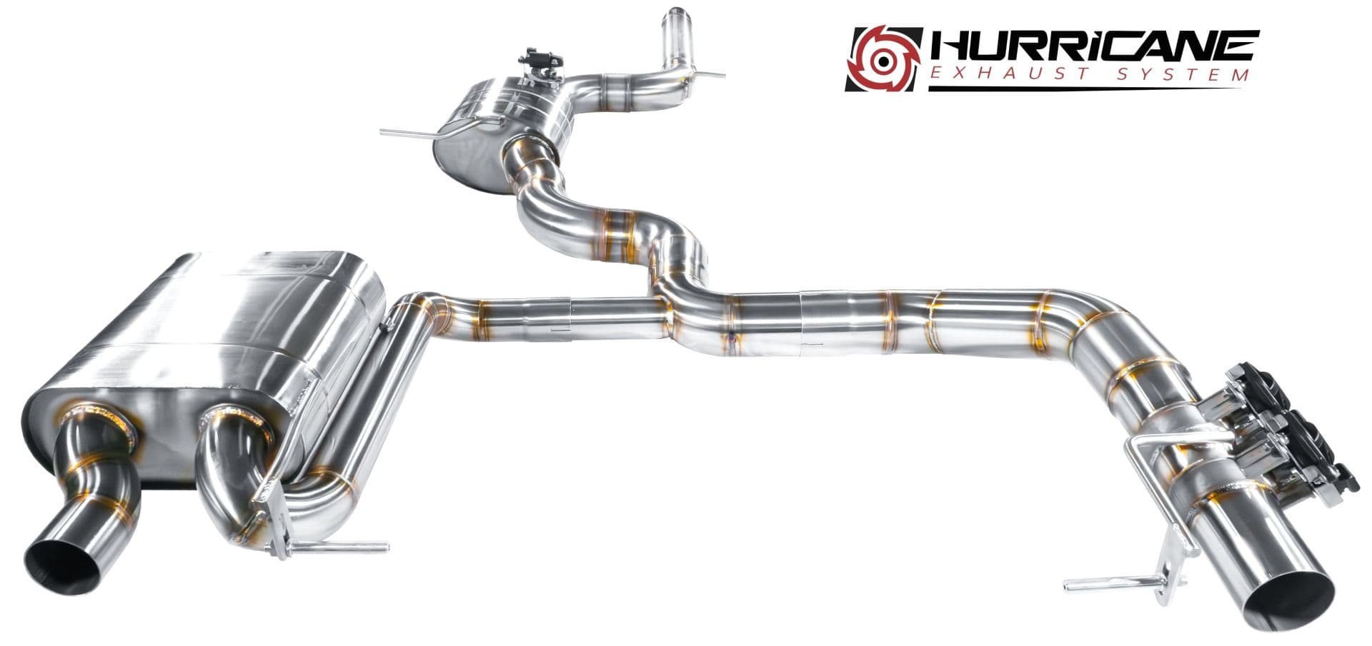 SEAT LEON ST CUPRA 280 - HURRICANE Ø 89MM DUPLEX SPORTAUSPUFF ANLAGE AB KAT V.3 – Bild 2