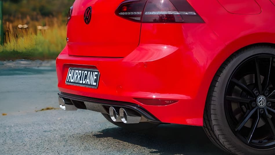 VW GOLF 7 R - HURRICANE Ø 89MM DUPLEX SPORTAUSPUFF ANLAGE – Bild 4