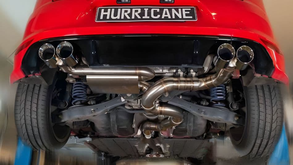 VW GOLF 7 R - HURRICANE Ø 89MM DUPLEX SPORTAUSPUFF ANLAGE – Bild 5