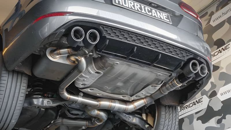 VW GOLF 7.5 R VARIANT - HURRICANE Ø 89MM DUPLEX SPORTAUSPUFF ANLAGE – Bild 4