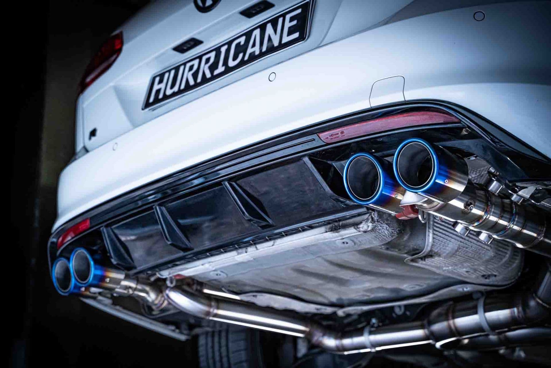 VW GOLF 7.5 R VARIANT - HURRICANE Ø 89MM DUPLEX SPORTAUSPUFF ANLAGE – Bild 4
