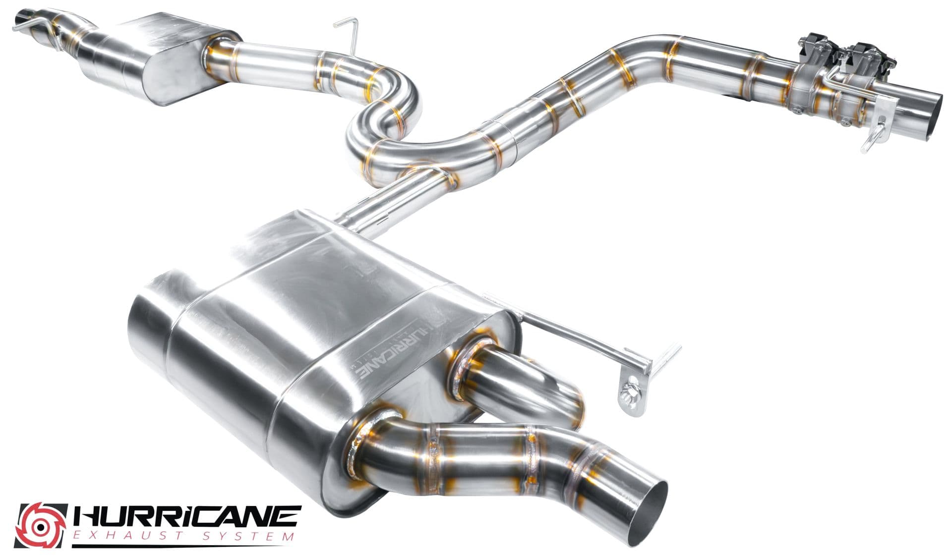 VW GOLF 7.5 R VARIANT - HURRICANE Ø 89MM DUPLEX SPORTAUSPUFF ANLAGE – Bild 2