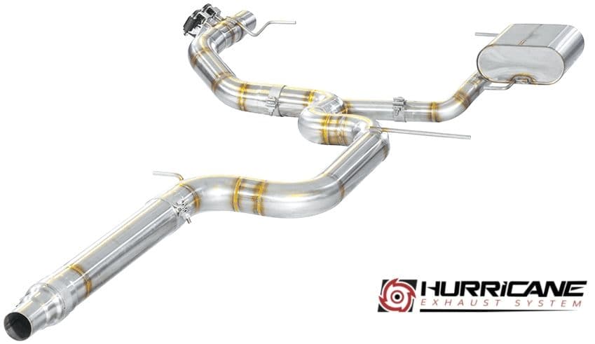 SEAT LEON ST CUPRA 300 - HURRICANE Ø 89MM DUPLEX SPORTAUSPUFF ANLAGE AB OPF – Bild 3