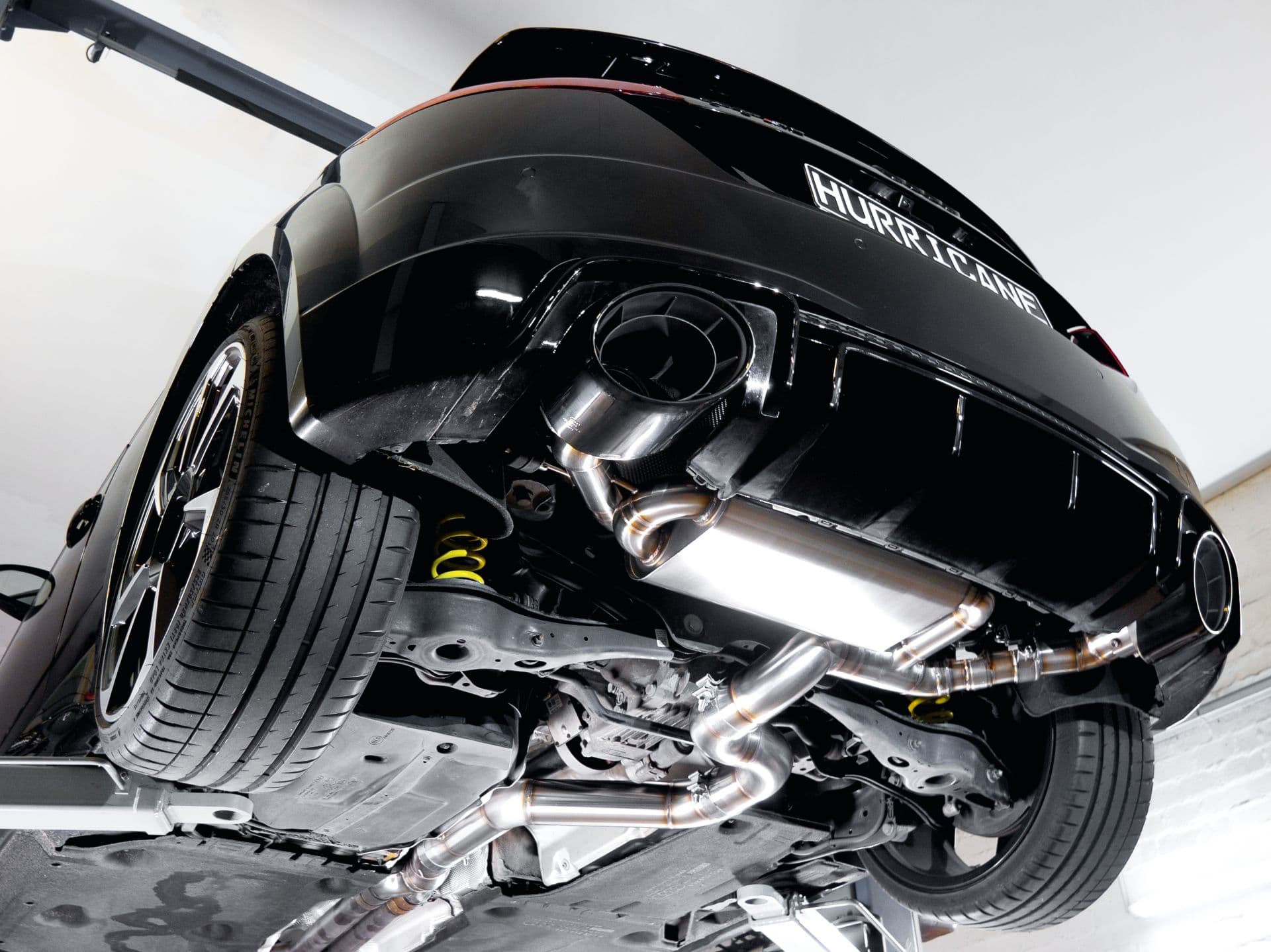 AUDI TTRS - HURRICANE DUPLEX SPORTAUSPUFF ANLAGE AB KAT Ø 89MM – Bild 4