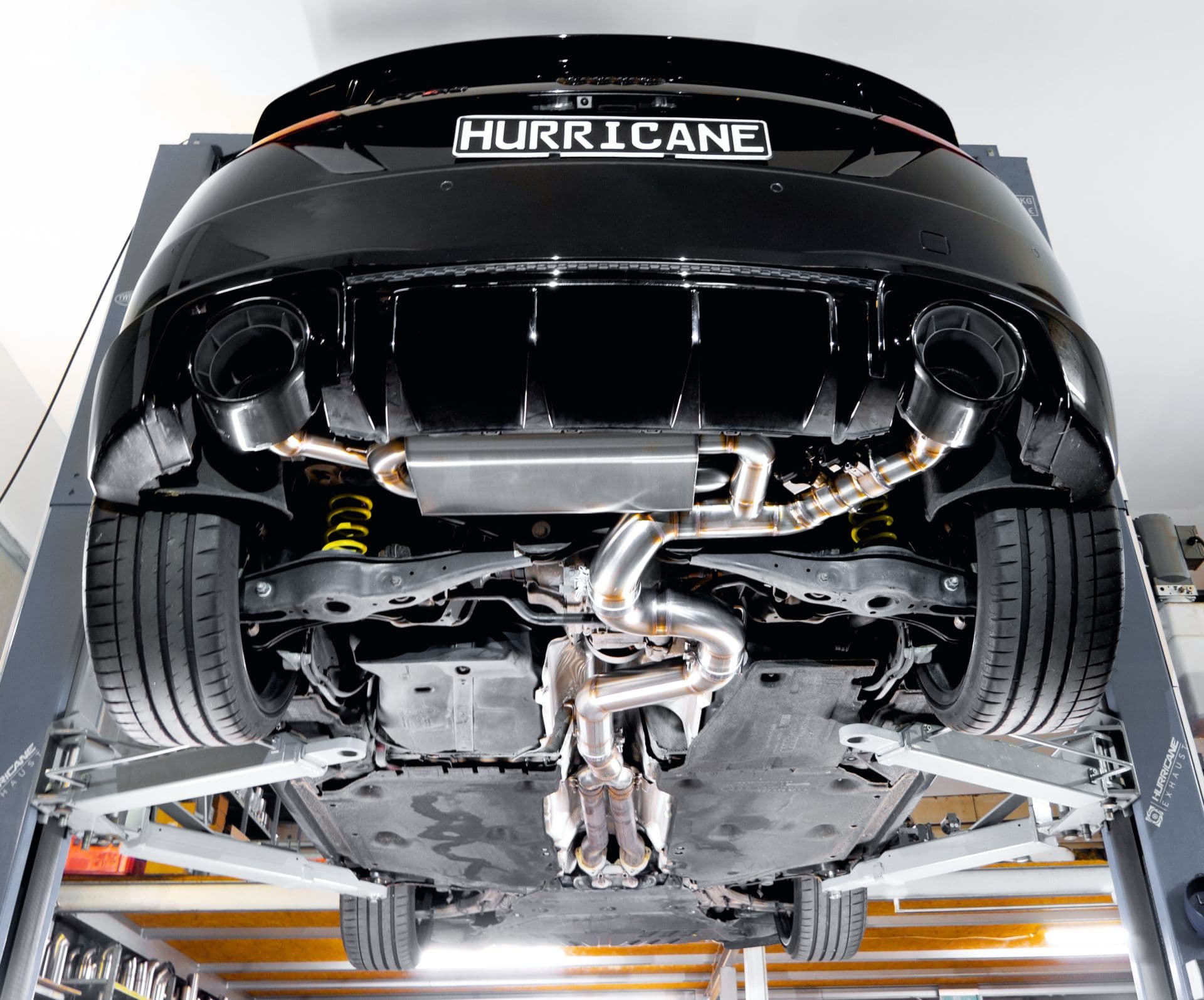 AUDI TTRS - HURRICANE DUPLEX SPORTAUSPUFF ANLAGE AB KAT Ø 89MM – Bild 5