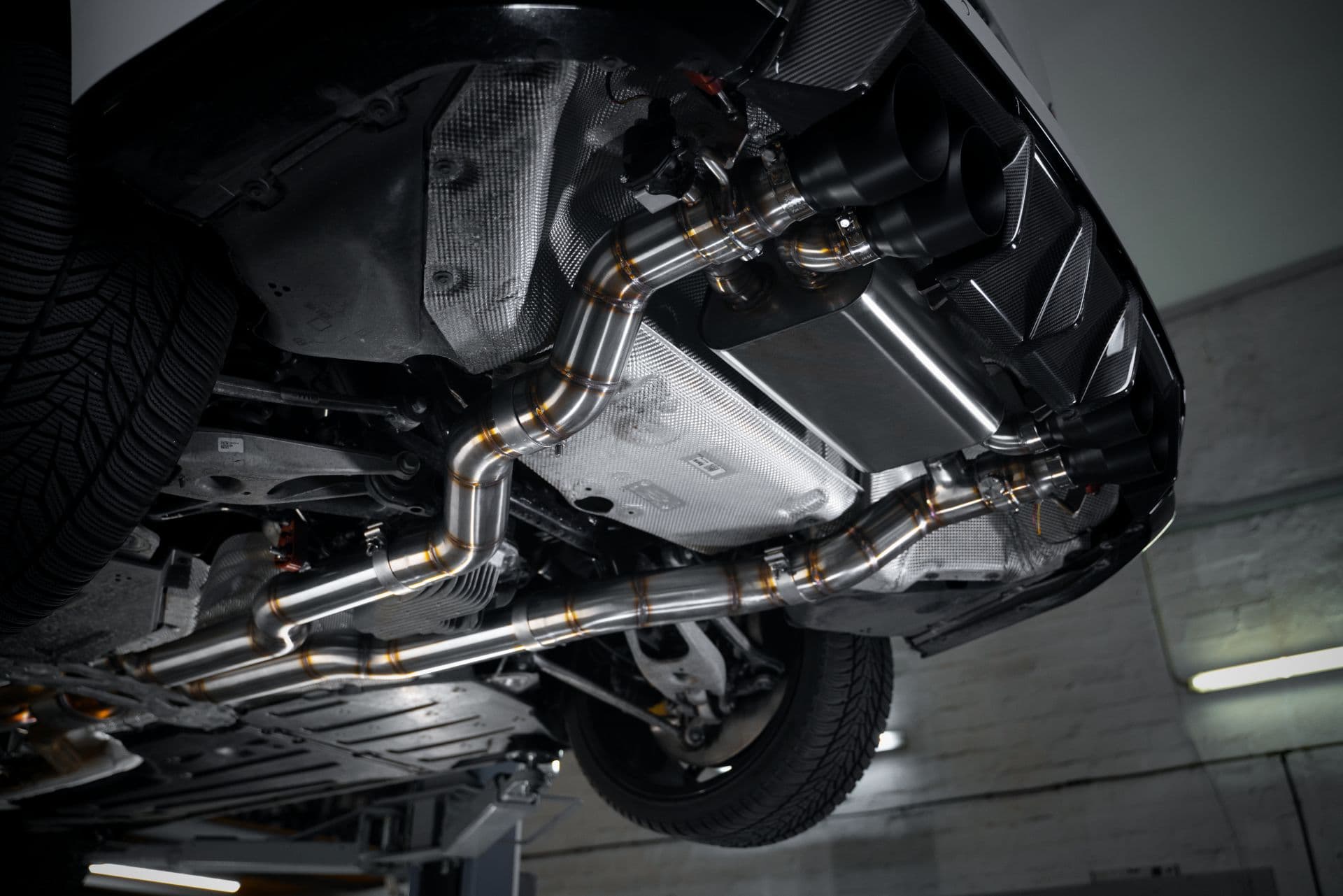 BMW M3 - HURRICANE DUPLEX SPORTAUSPUFF ANLAGE Ø 89MM – Bild 5