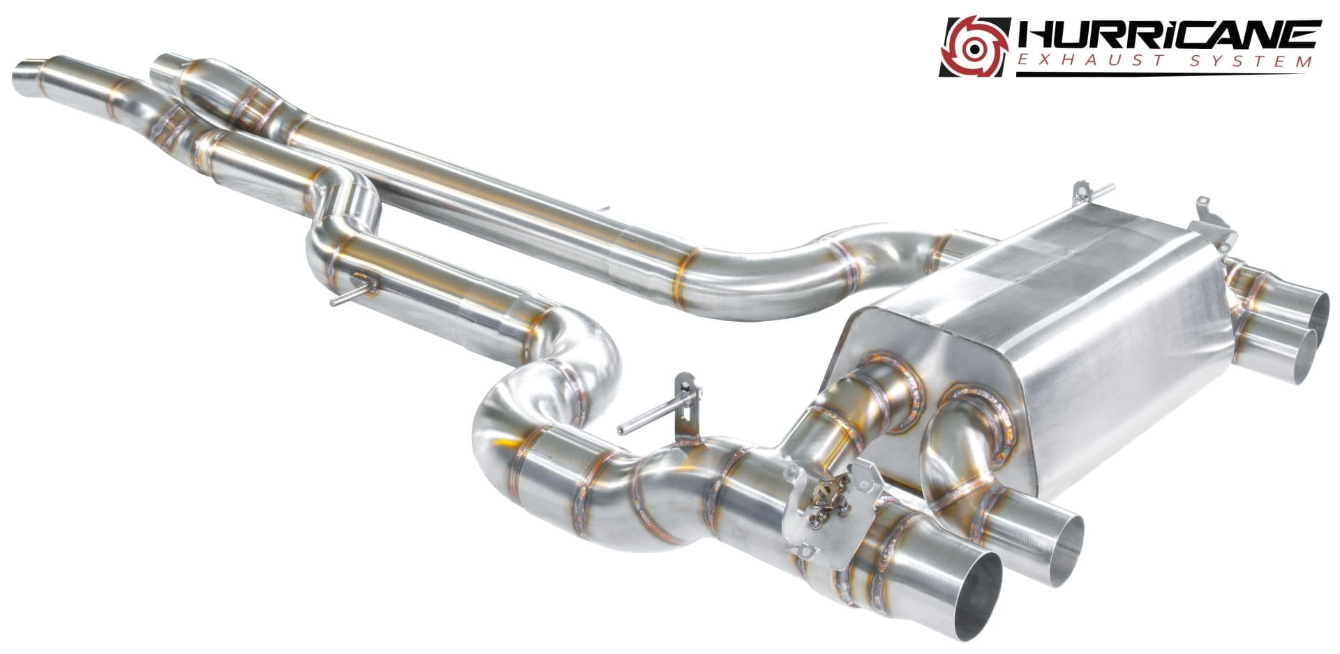 BMW M4 COMPETITION - HURRICANE DUPLEX SPORTAUSPUFF ANLAGE Ø 89MM – Bild 2