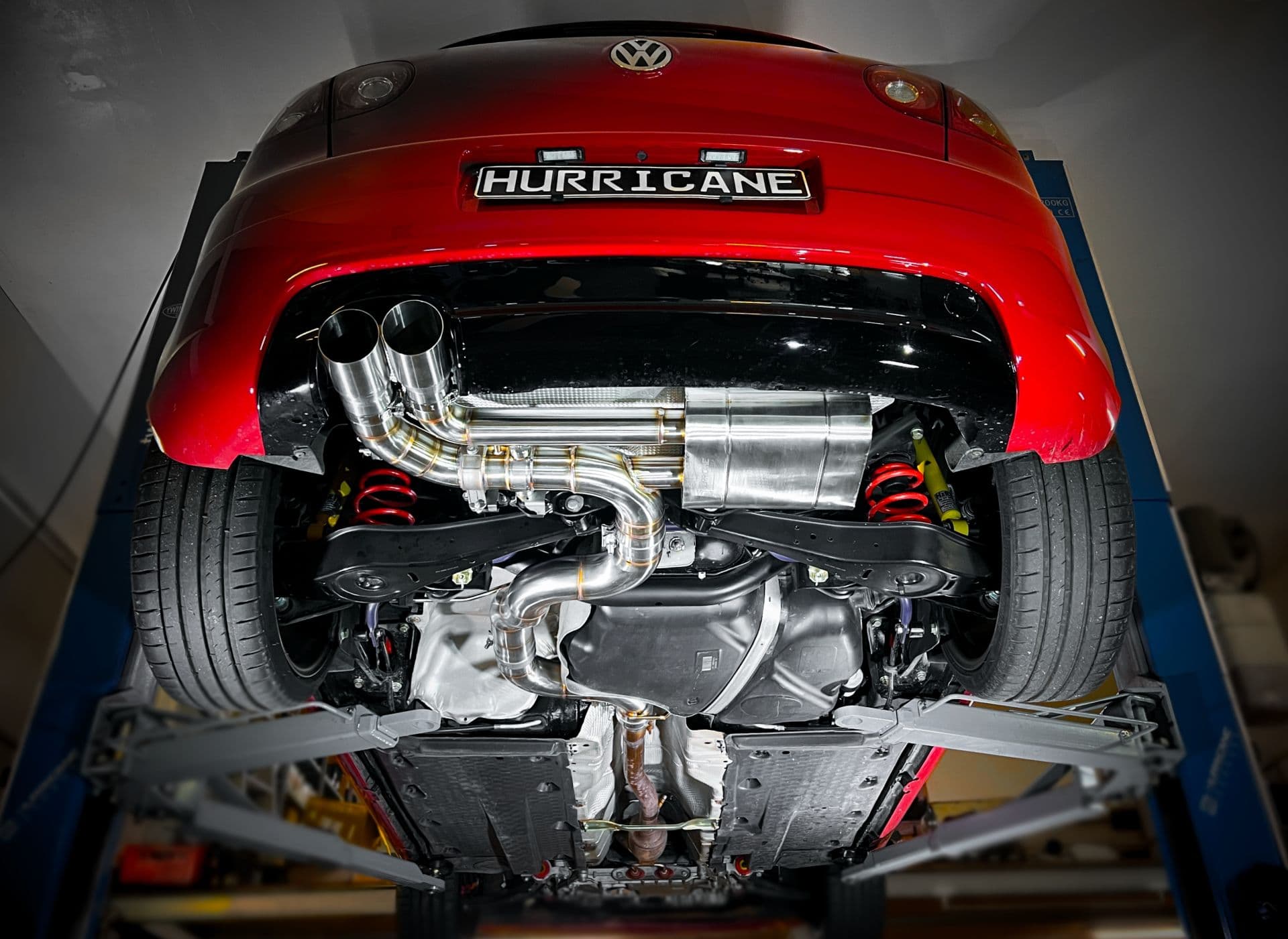 VW GOLF 5 GTI - HURRICANE AUSPUFFANLAGE AB KATAYLSATOR Ø 89MM – Bild 5