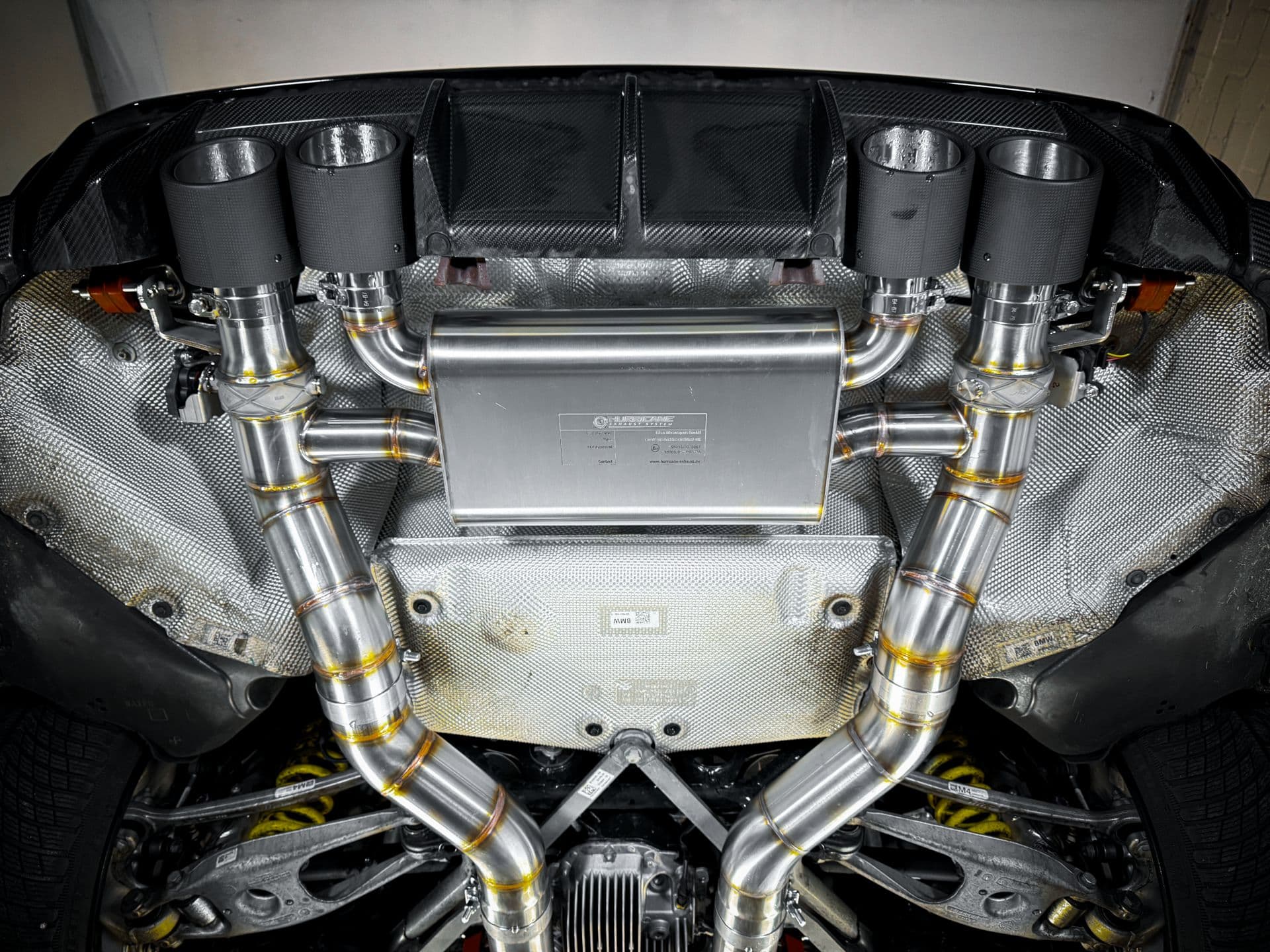 BMW M3 COMPETITION - HURRICANE DUPLEX SPORTAUSPUFF ANLAGE Ø 89MM – Bild 5