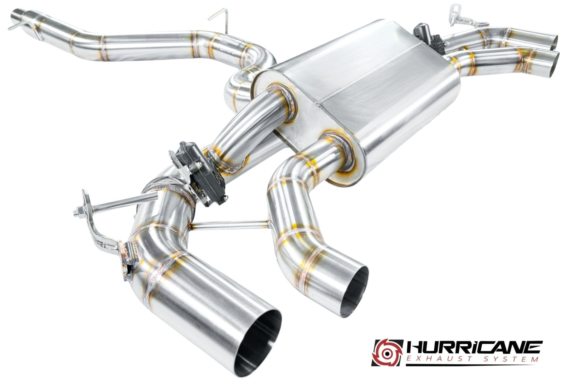 VW GOLF 8.5 R - HURRICANE DUPLEX SPORTAUSPUFF ANLAGE AB OPF Ø 89MM – Bild 2