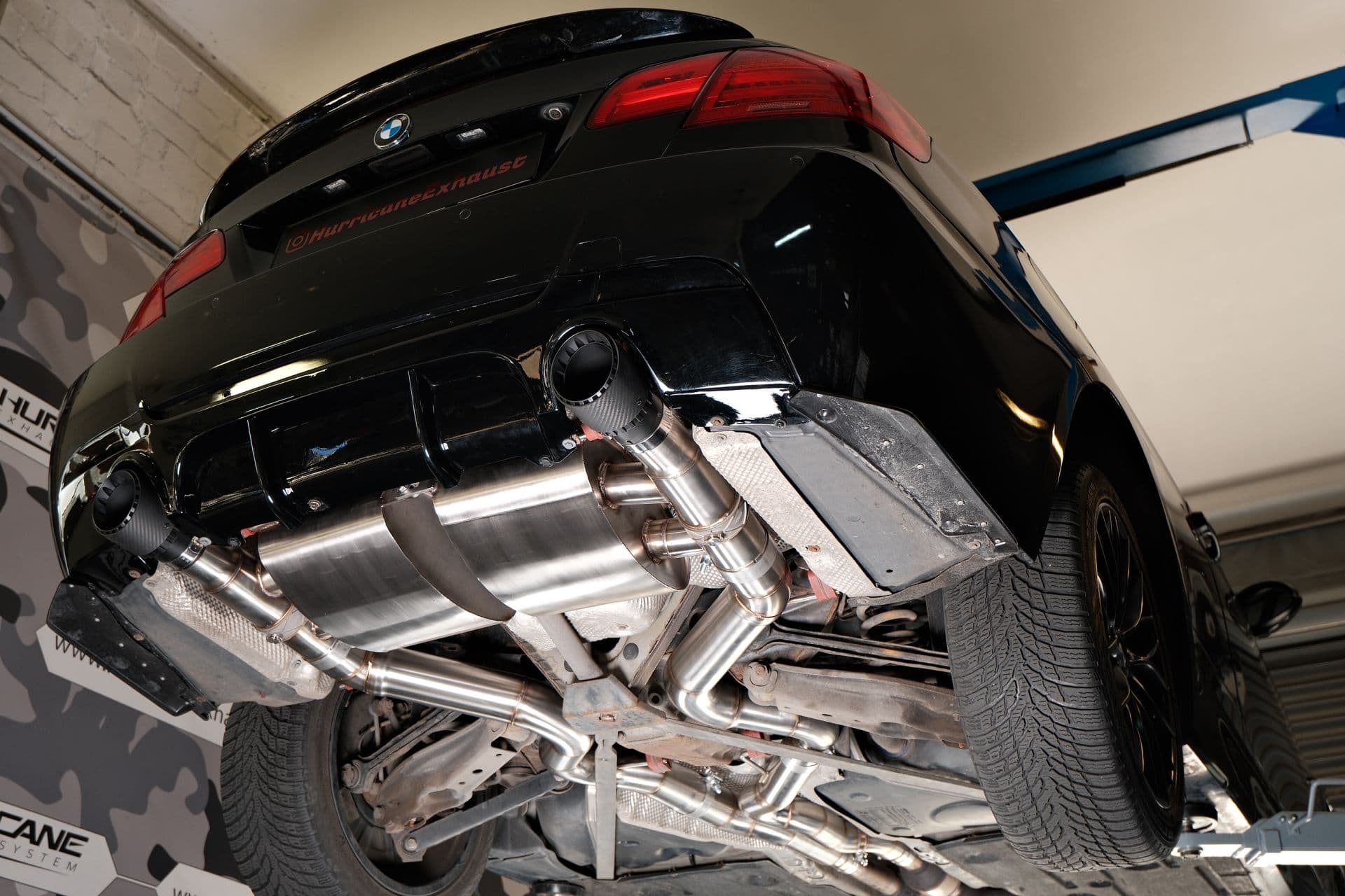 BMW 335i - HURRICANE DUPLEX SPORTAUSPUFF ANLAGE Ø 89MM – Bild 5