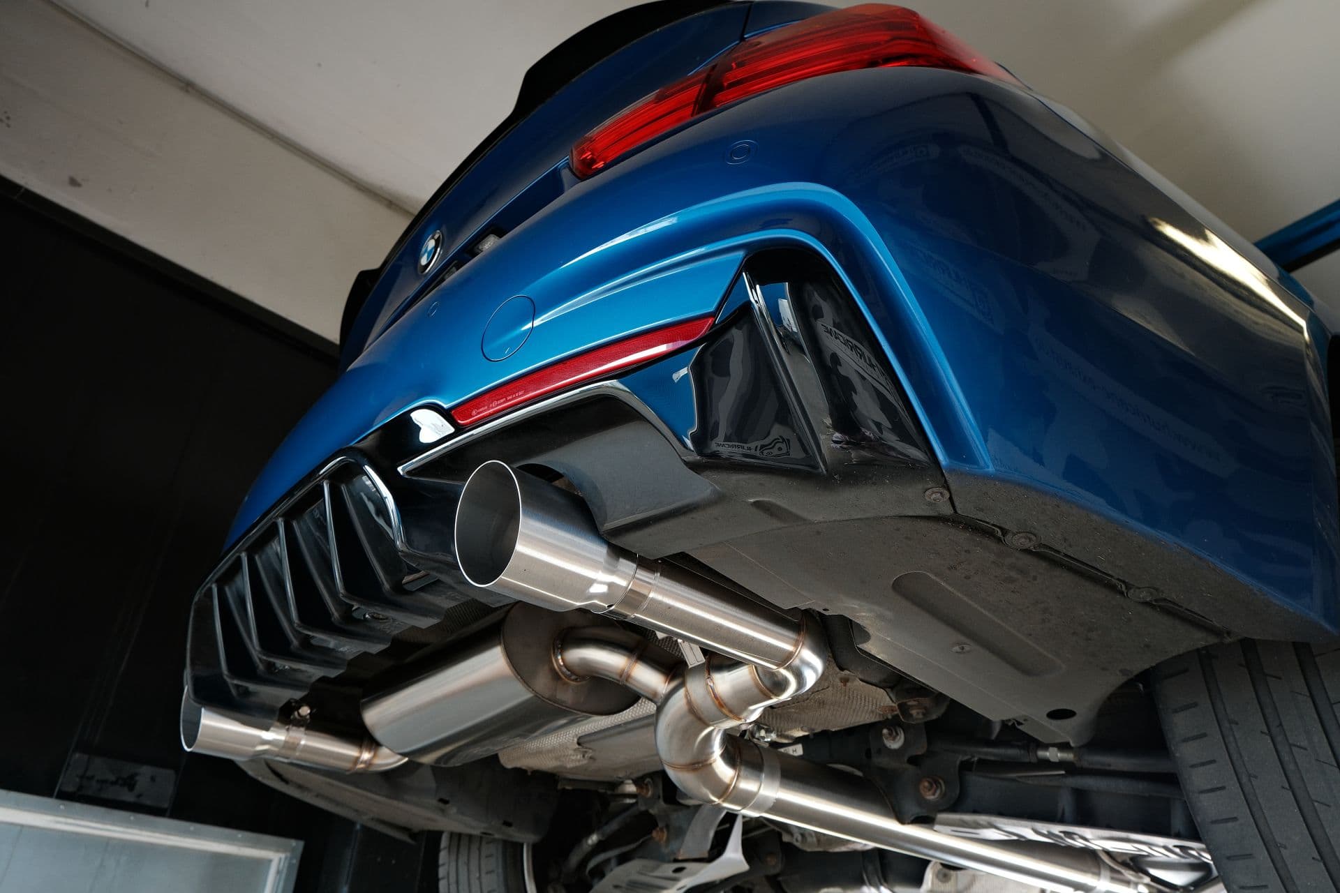 BMW 435i - HURRICANE DUPLEX AUSPUFF ANLAGE AB KATALYSATOR Ø 89MM – Bild 5