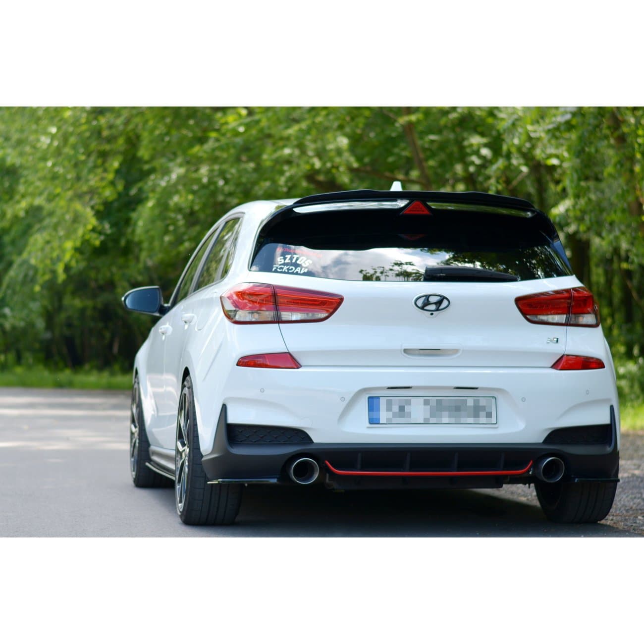 HYUNDAI I30 N - MAXTON DESIGN SPOILER CAP DACHSPOILER ANSATZ – Bild 3