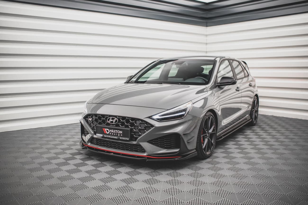 HYUNDAI I30 N FACELIFT - MAXTON DESIGN CUP FRONT ANSATZ SPOILERLIPPE V.2 (DTC) – Bild 3