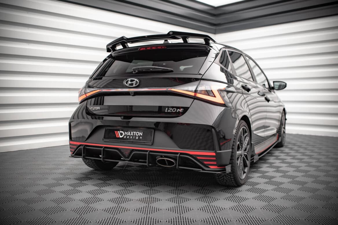HYUNDAI I20 N - MAXTON DESIGN STREET PRO HECK DIFFUSOR ANSATZ – Bild 2