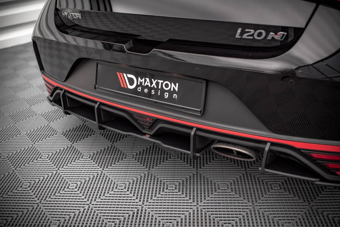 HYUNDAI I20 N - MAXTON DESIGN STREET PRO HECK DIFFUSOR ANSATZ – Bild 3