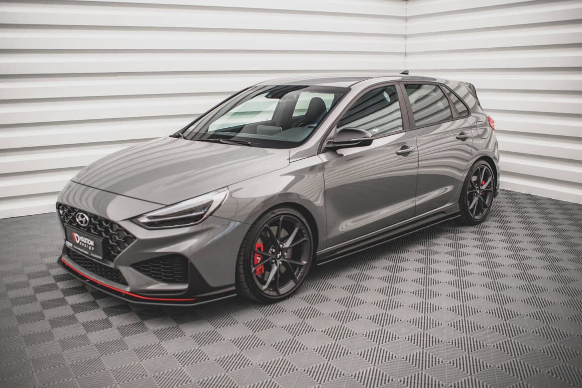 HYUNDAI I30 N FACELIFT - MAXTON DESIGN STREET PRO SEITENSCHWELLER ANSATZ CUP LEISTEN – Bild 3