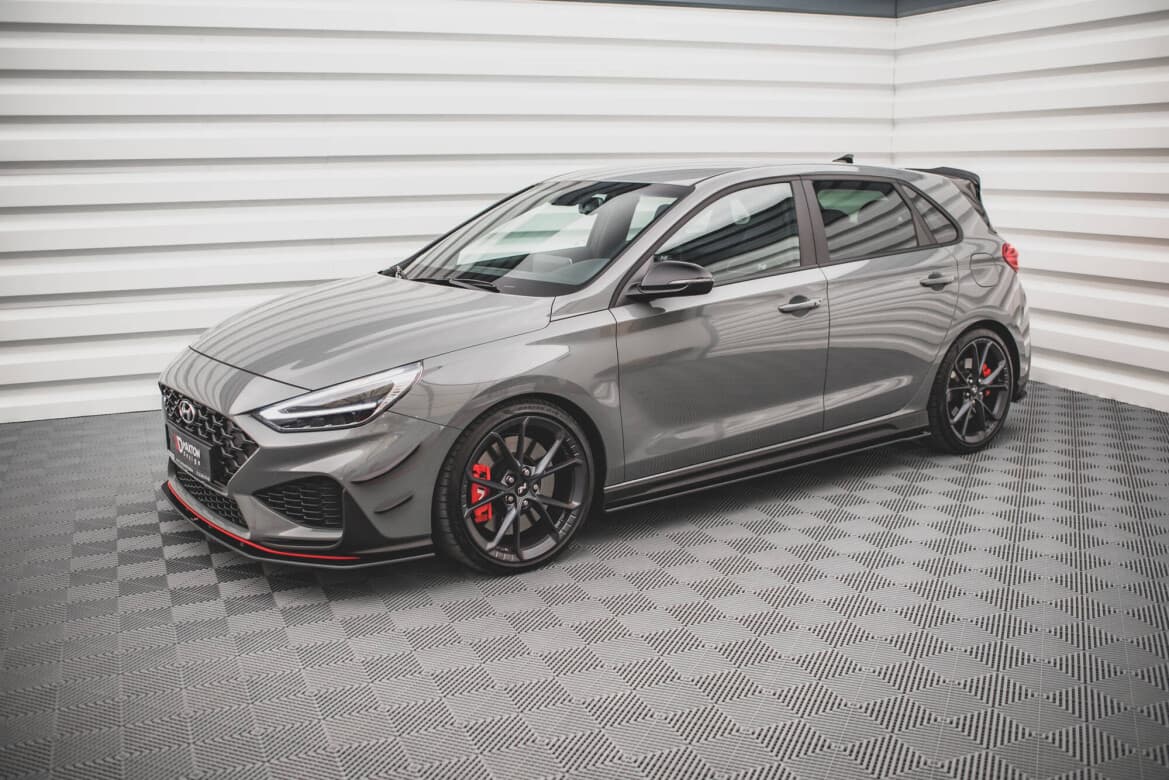 HYUNDAI I30 N FACELIFT - MAXTON DESIGN STREET PRO SEITENSCHWELLER ANSATZ CUP LEISTEN – Bild 4