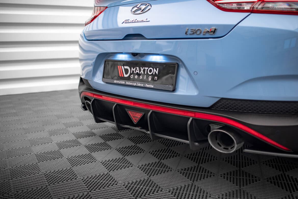 HYUNDAI I30 N FACELIFT - MAXTON DESIGN STREET PRO HECK DIFFUSOR ANSATZ – Bild 2