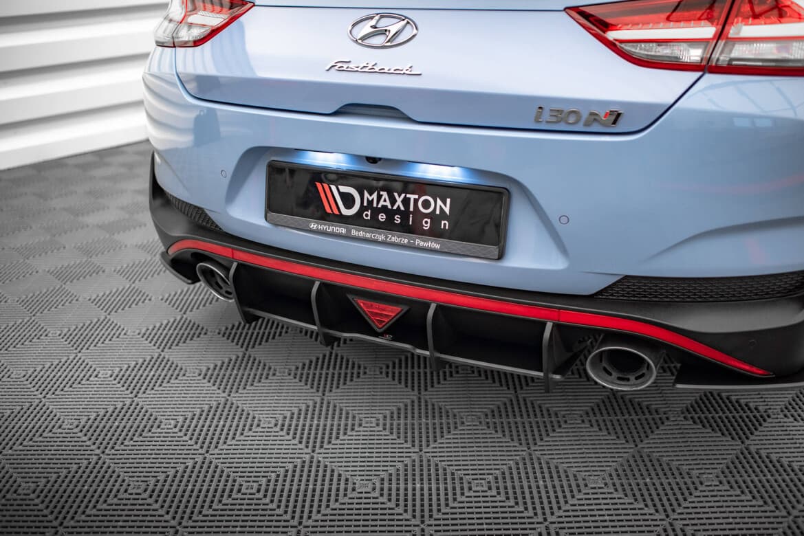 HYUNDAI I30 N FACELIFT - MAXTON DESIGN STREET PRO HECK DIFFUSOR ANSATZ – Bild 5