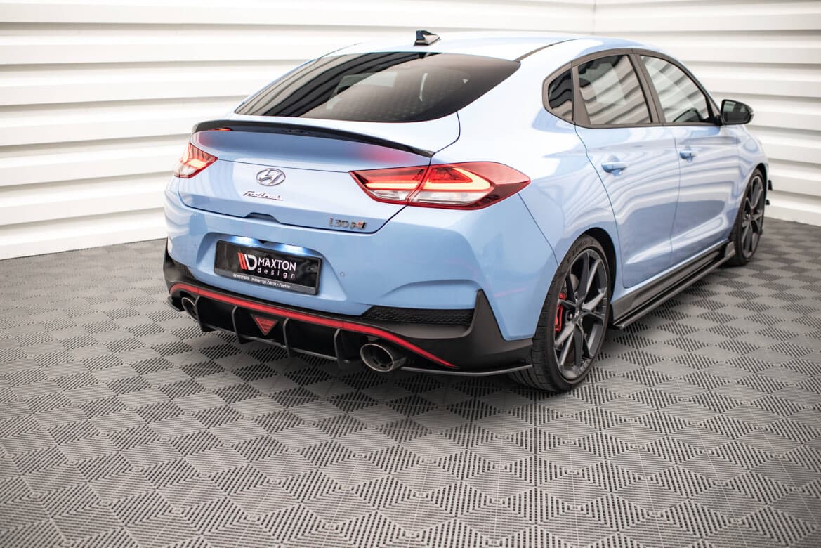 HYUNDAI I30 N FACELIFT - MAXTON DESIGN STREET PRO SIDE DIFFUSOR FLAPS HECKANSATZ – Bild 3