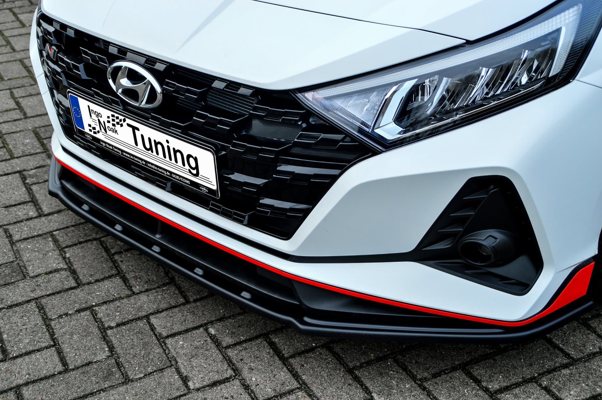 HYUNDAI I20 N PERFORMANCE - INGO NOAK RACING FRONTANSATZ SPOILER LIPPE V.1 – Bild 2
