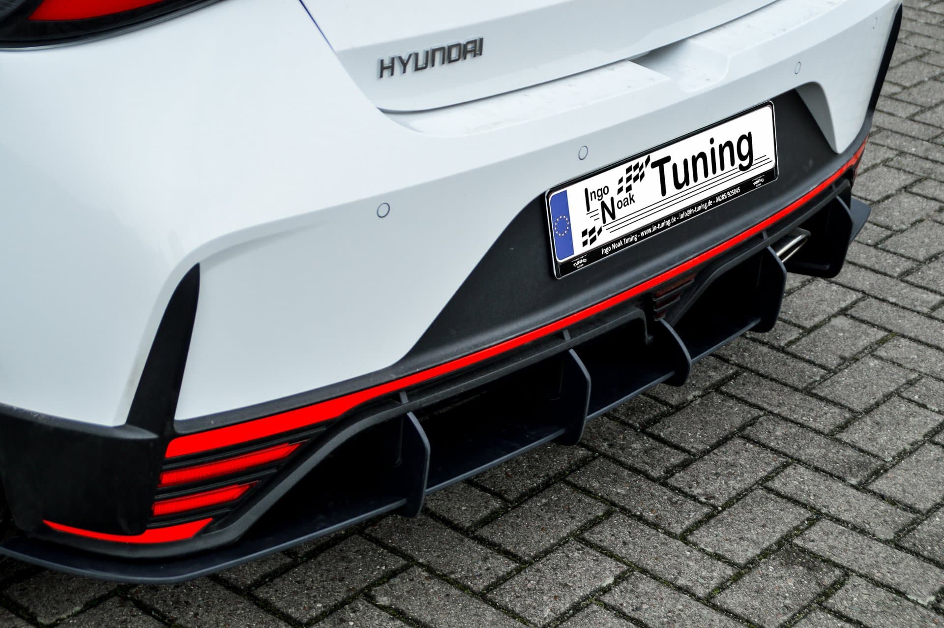 HYUNDAI I20 N PERFORMANCE - INGO NOAK HECK DIFFUSOR ANSATZ – Bild 3