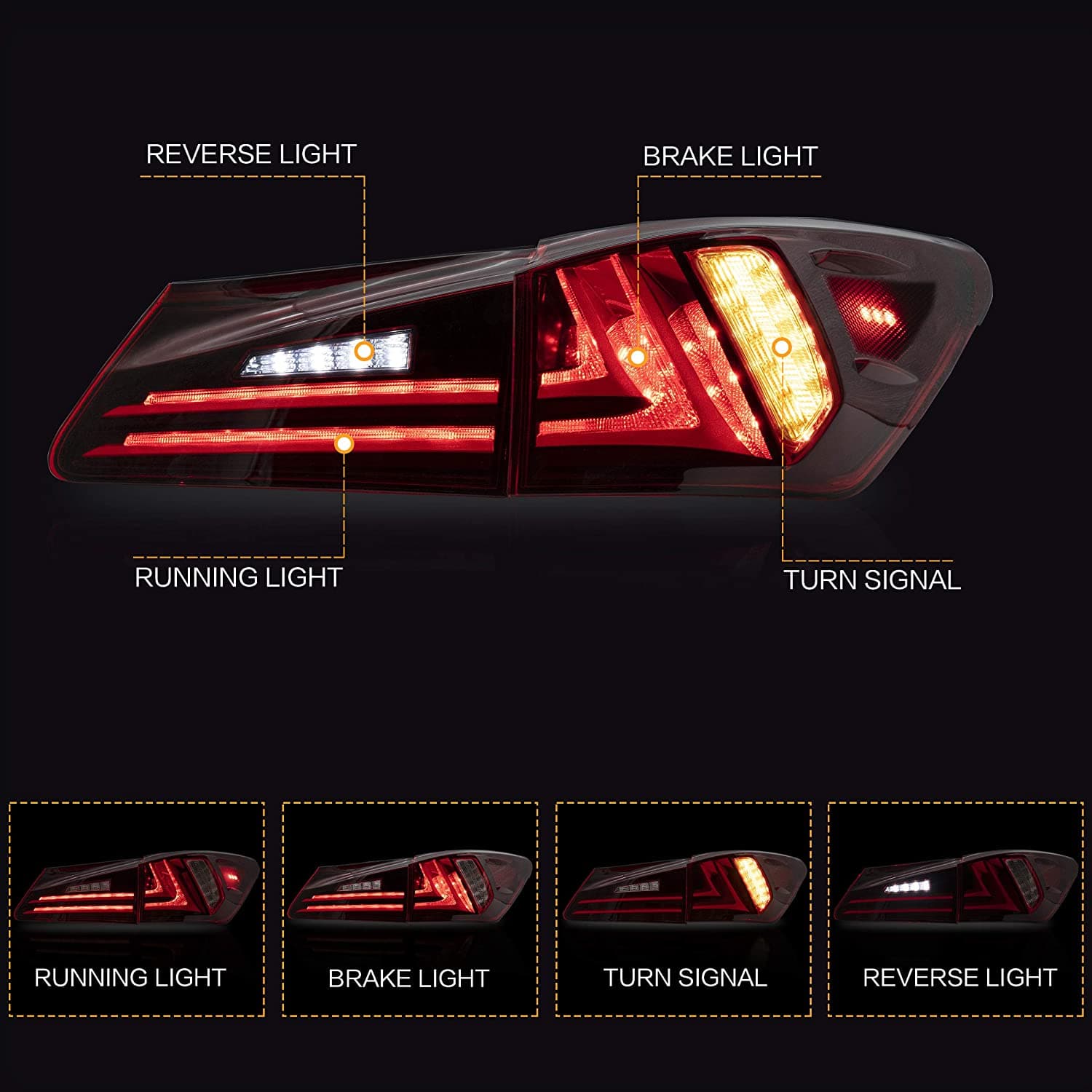 LEXUS IS - LED RÜCKLEUCHTEN V.2 – Bild 3