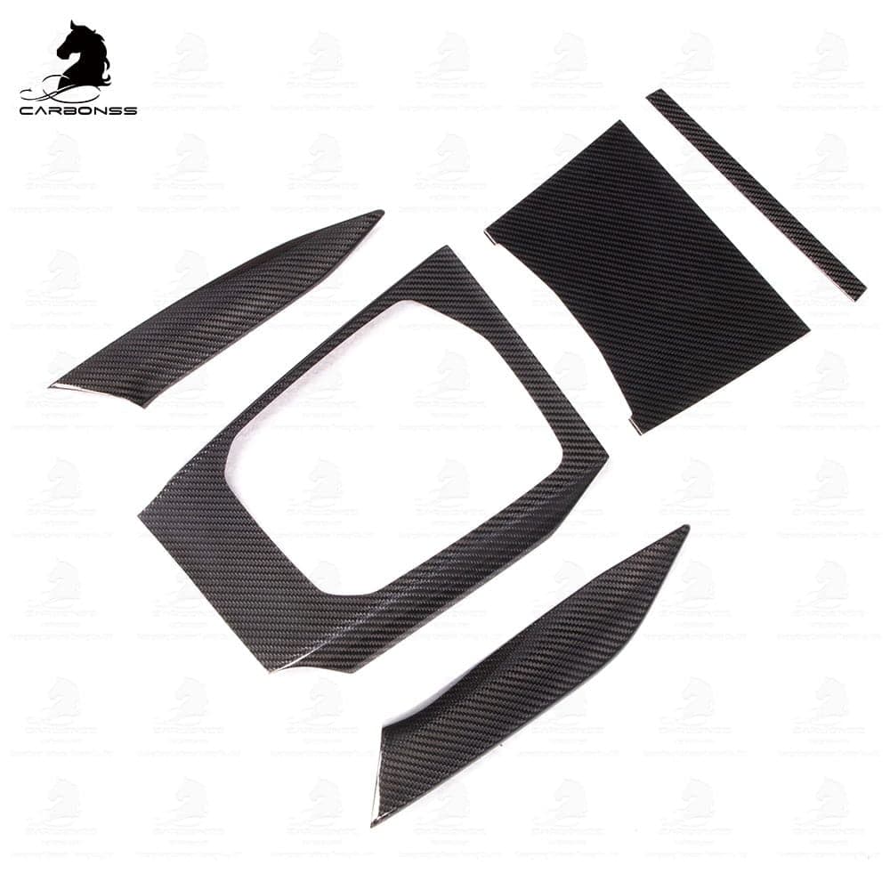 BMW 5-TEILIGES SET CARBON FIBER INTERIEUR SET COVER MITTELKONSOLE ECHT-CARBON – Bild 2