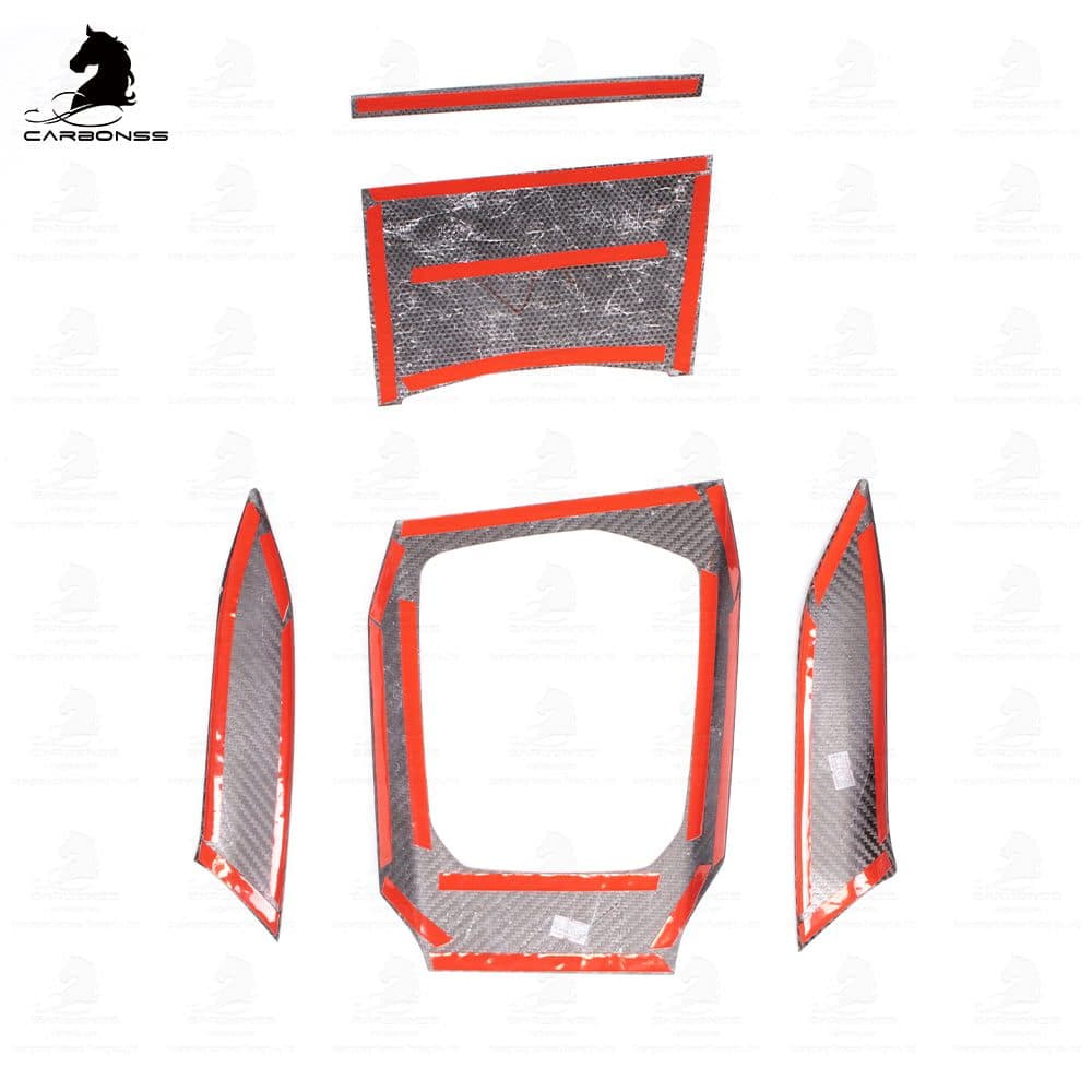 BMW 5-TEILIGES SET CARBON FIBER INTERIEUR SET COVER MITTELKONSOLE ECHT-CARBON – Bild 3