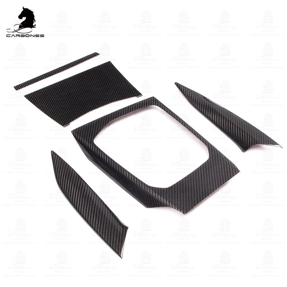 BMW 5-TEILIGES SET CARBON FIBER INTERIEUR SET COVER MITTELKONSOLE ECHT-CARBON – Bild 4