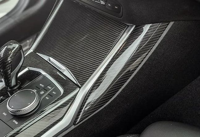 BMW 5-TEILIGES SET CARBON FIBER INTERIEUR SET COVER MITTELKONSOLE ECHT-CARBON – Bild 5