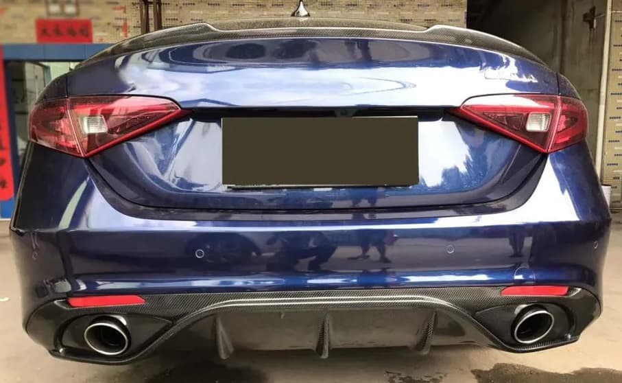 ALFA ROMEO GIULIA - JC DUPLEX CARBON DIFFUSOR – Bild 5