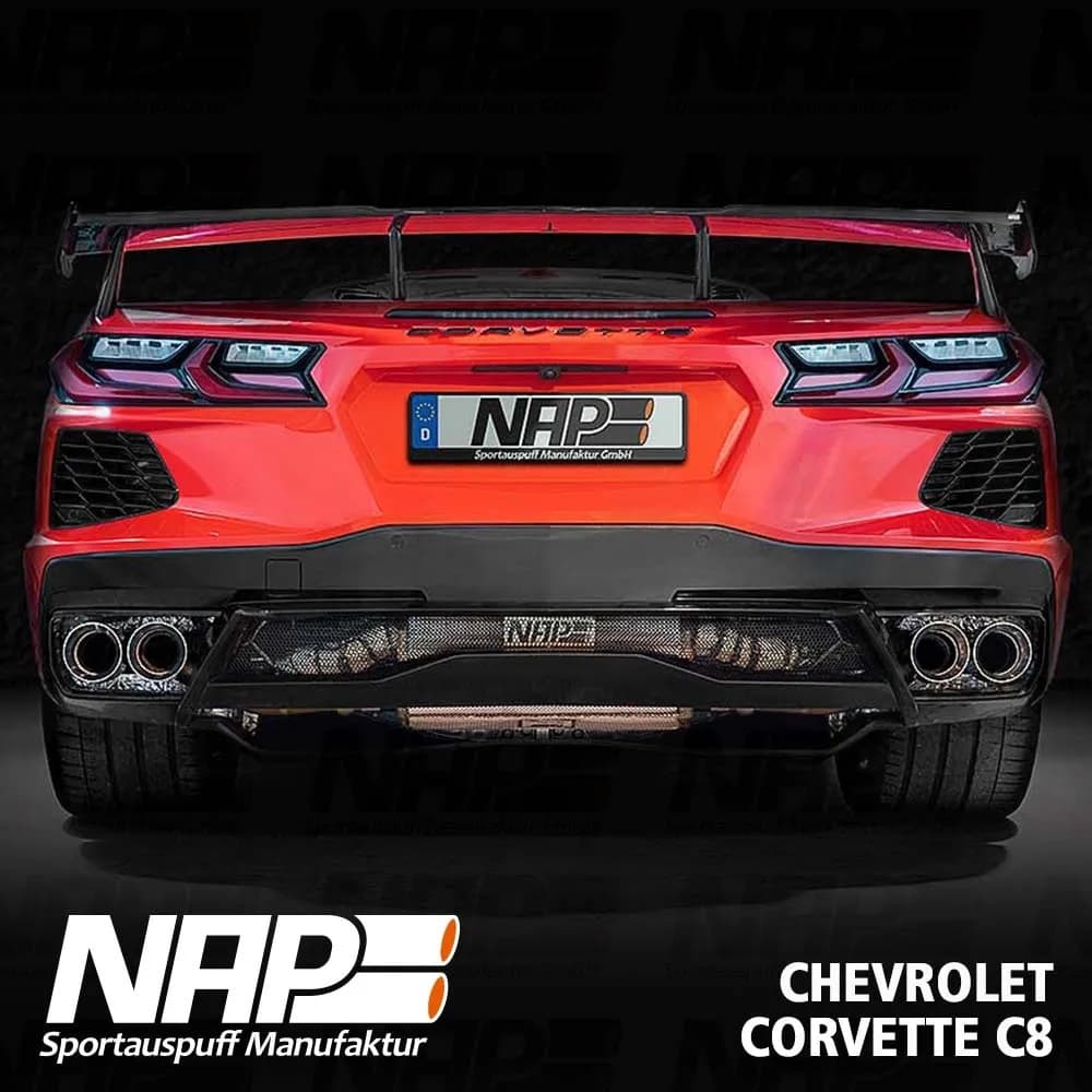 CHEVROLET CORVETTE C8 STINGRAY - NAP DUPLEX SPORTAUSPUFF