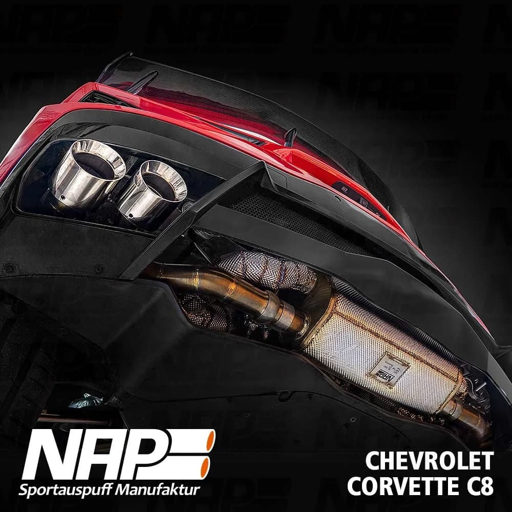 CHEVROLET CORVETTE C8 STINGRAY - NAP DUPLEX SPORTAUSPUFF – Bild 2