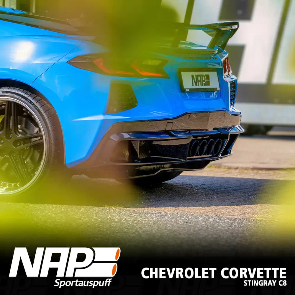 CHEVROLET CORVETTE C8 STINGRAY - NAP QUAD SPORTAUSPUFF ANLAGE – Bild 3