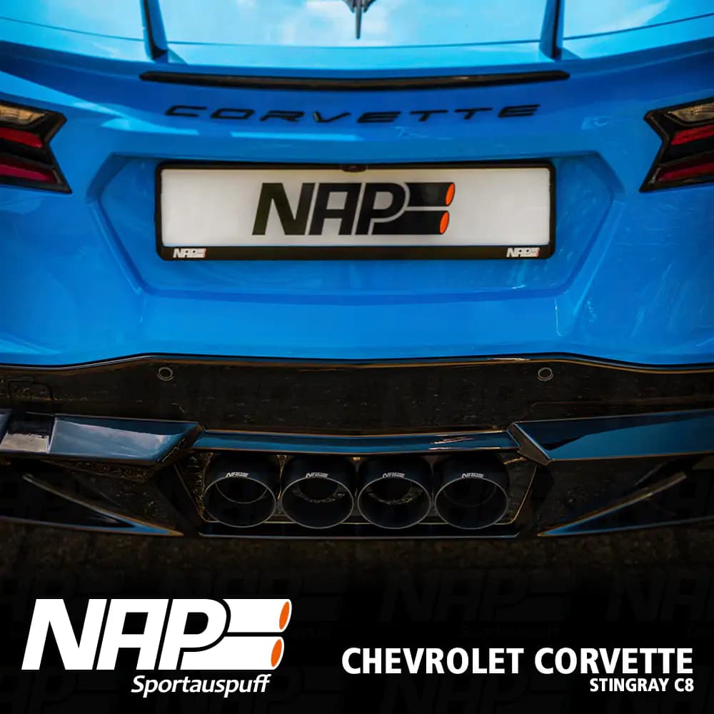 CHEVROLET CORVETTE C8 STINGRAY - NAP QUAD SPORTAUSPUFF ANLAGE – Bild 5