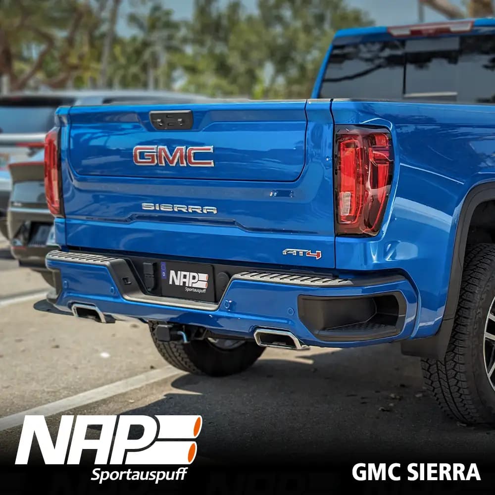 GMC SIERRA 6.2l V8 - NAP DUPLEX SPORTAUSPUFF ANLAGE AB KAT