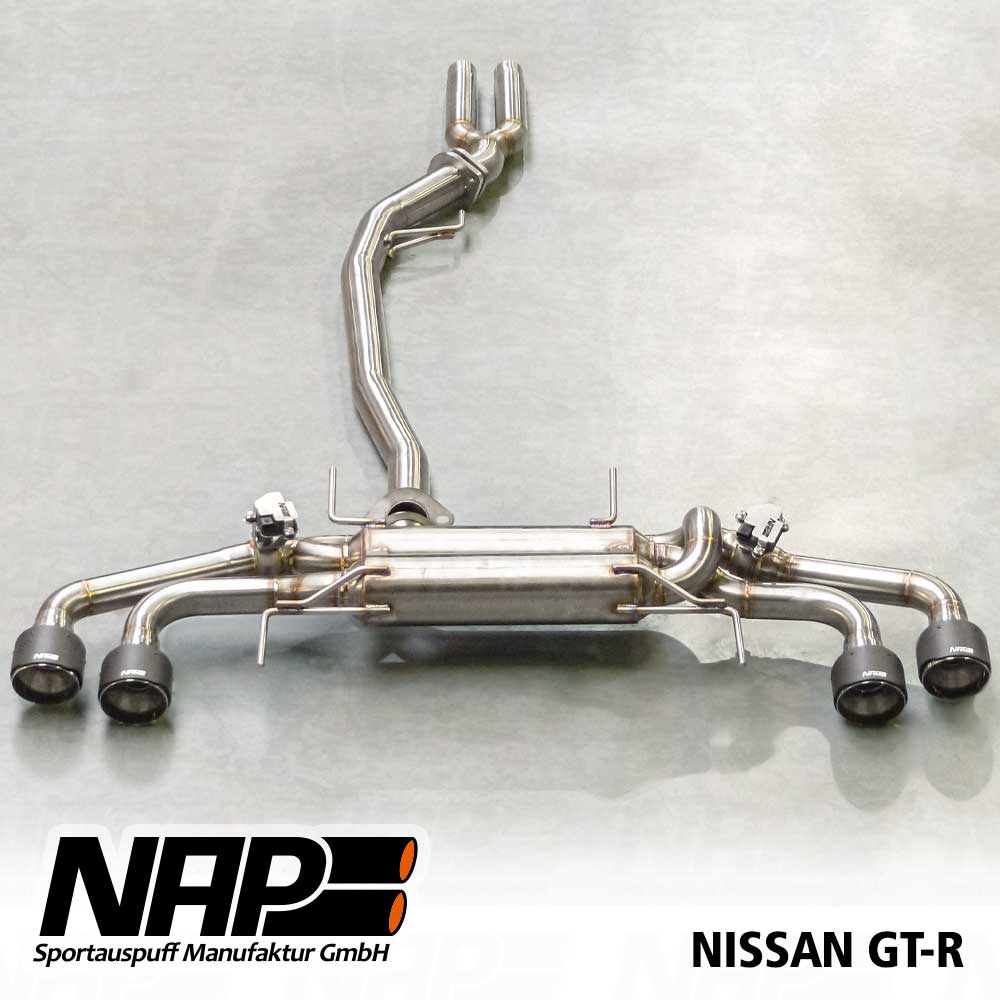 NISSAN GT-R - NAP DUPLEX SPORTAUSPUFF ANLAGE