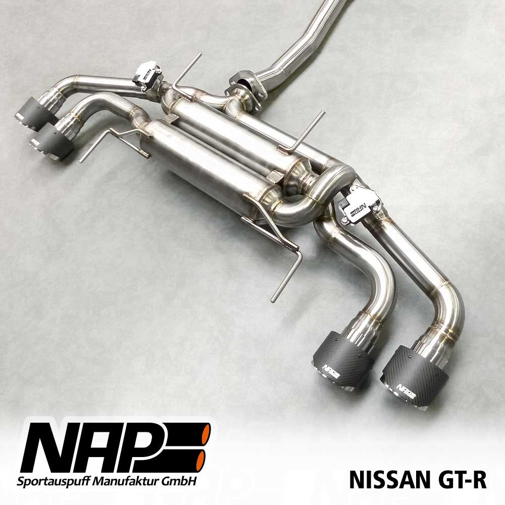 NISSAN GT-R - NAP DUPLEX SPORTAUSPUFF ANLAGE – Bild 4