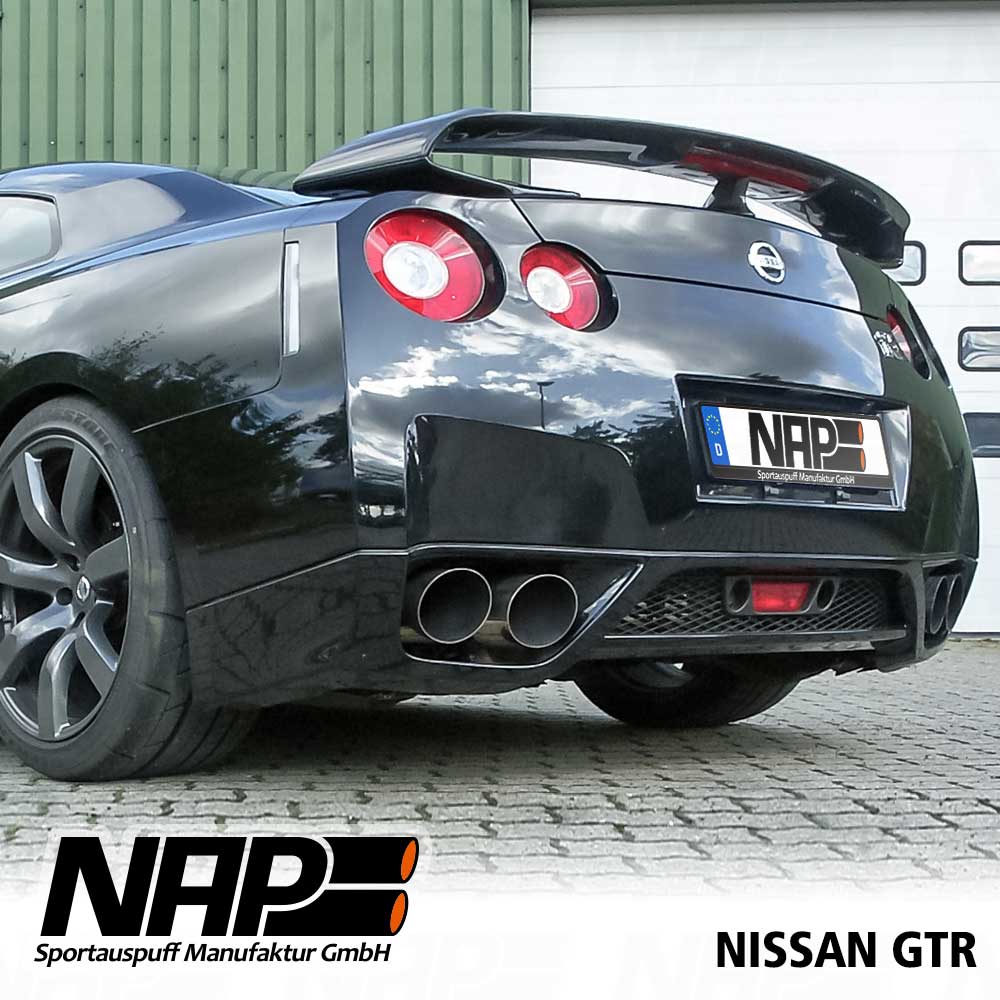 NISSAN GT-R - NAP DUPLEX SPORTAUSPUFF ANLAGE – Bild 5