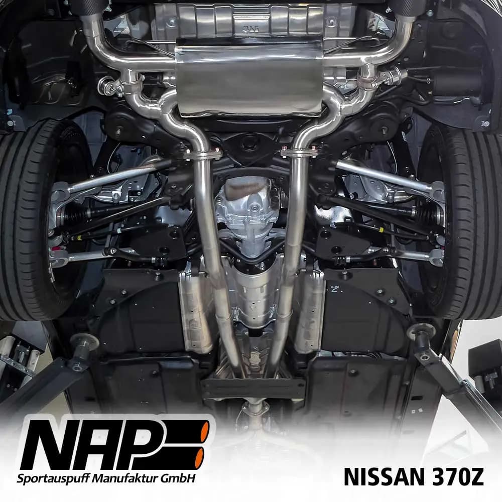 NISSAN 370Z - NAP DUPLEX KLAPPEN-SPORTAUSPUFF ANLAGE