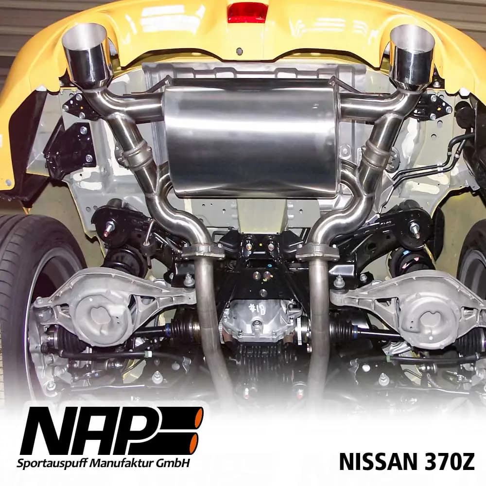 NISSAN 370Z - NAP DUPLEX KLAPPEN-SPORTAUSPUFF ANLAGE – Bild 2